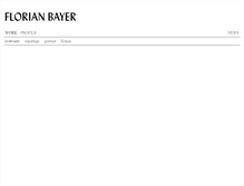 Tablet Screenshot of florianbayer.com